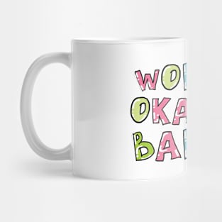 World's Okayest Barber Gift Idea Mug